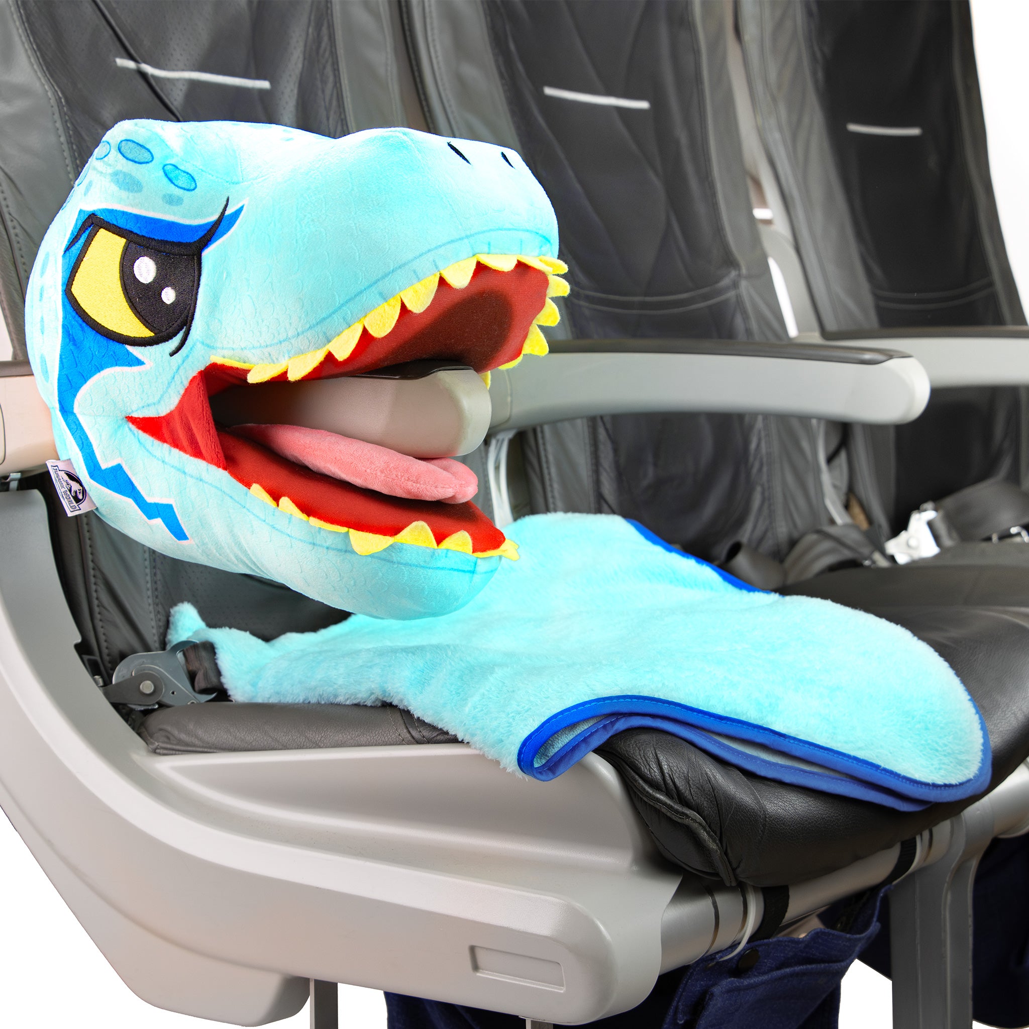 Jurassic World  Kids Travel Pillow (Blue Raptor)