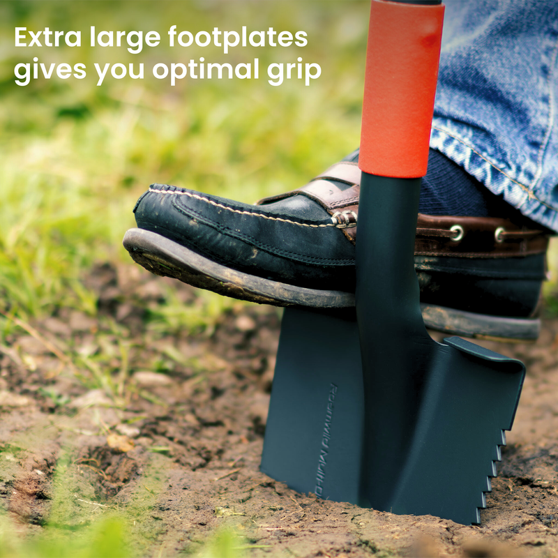 WideStep footplates on the Multi-Digger Spade