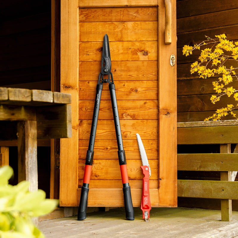 Multi-Cutter 3-in-1 telescopic lopper with folding pruning saw