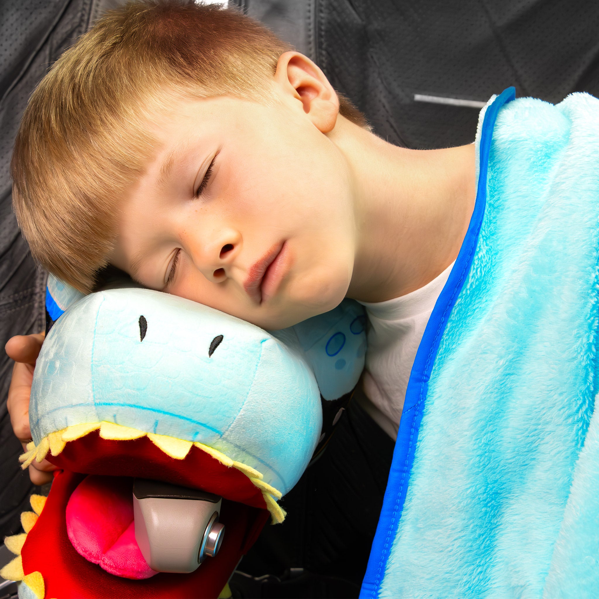 Jurassic World  Kids Travel Pillow (Blue Raptor)