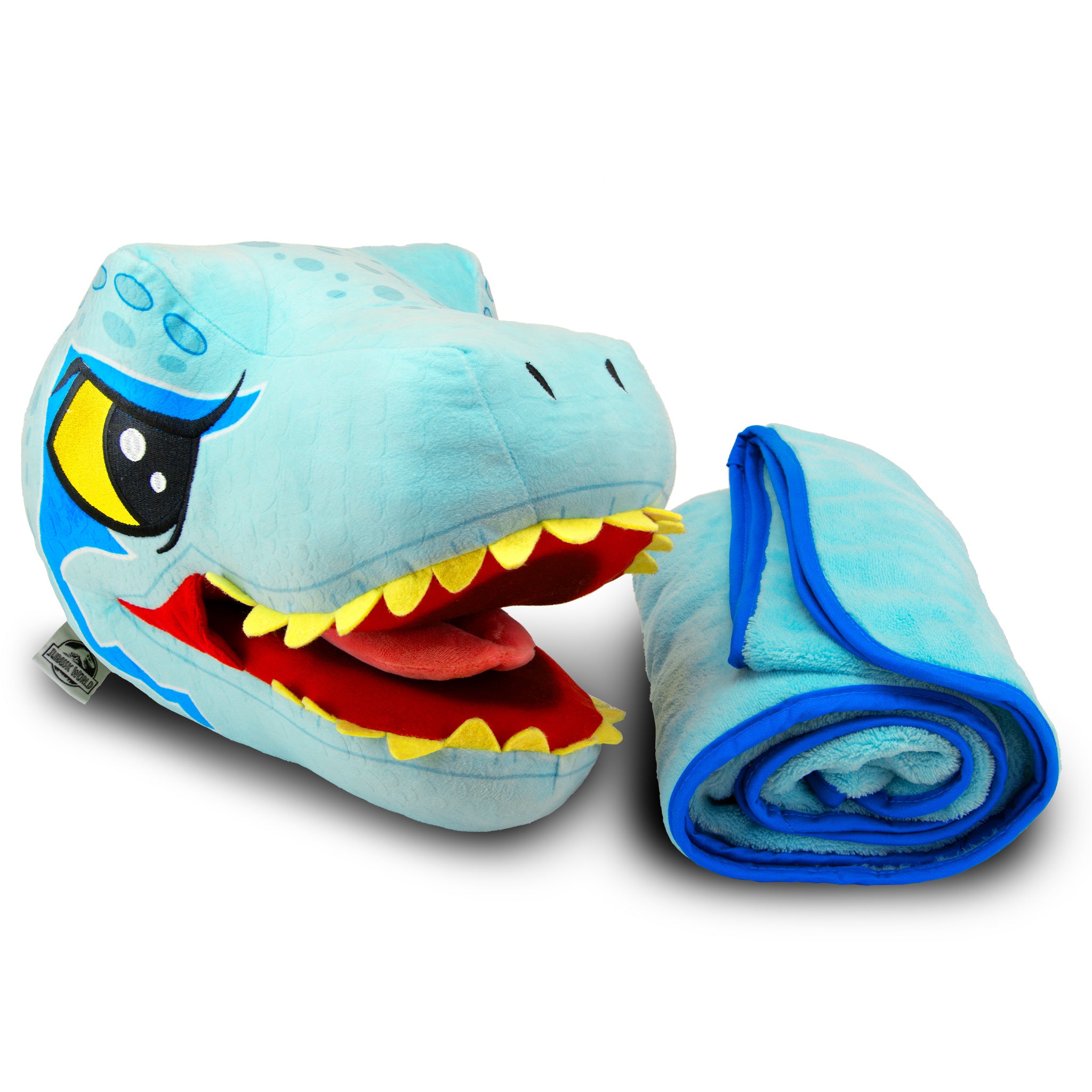 Jurassic World  Kids Travel Pillow (Blue Raptor)