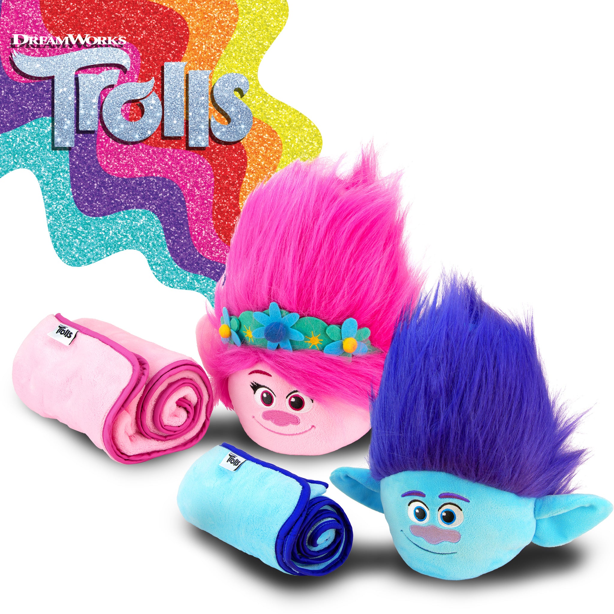 TROLLS Kids Travel Pillow (Poppy)