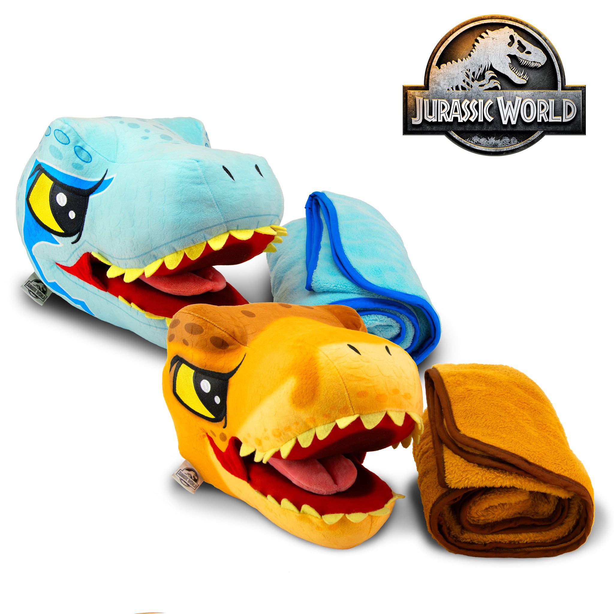 Jurassic World  Kids Travel Pillow (Blue Raptor)