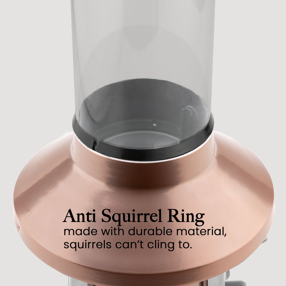 Roamwild PestOff Squirrel Proof Bird Feeder 2.0: anti-squirrel ring