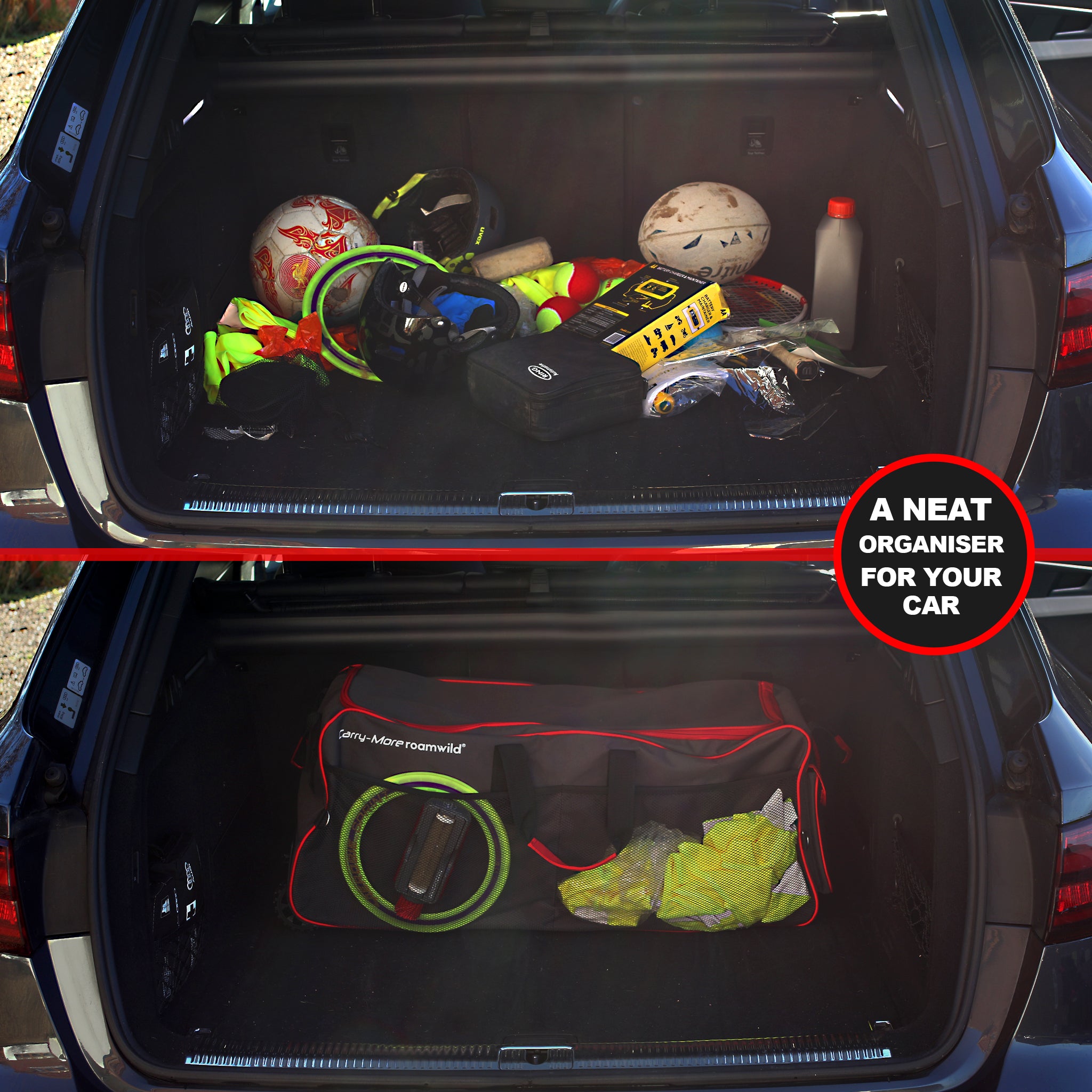 Roamwild Carry-More 3 In 1 Car Storage Organizer