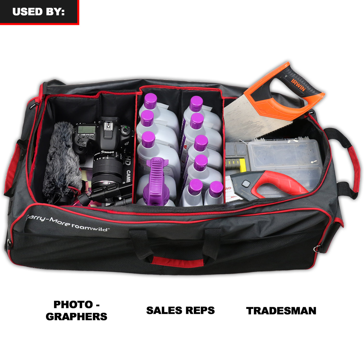 Roamwild Carry-More 3 In 1 Car Storage Organizer