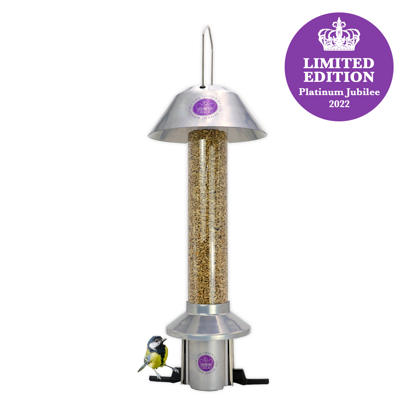 Roamwild PestOff Squirrel Proof Bird Feeder | Platinum Jubilee