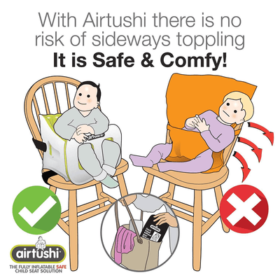 Airtushi - The Portable High Chair - Roamwild