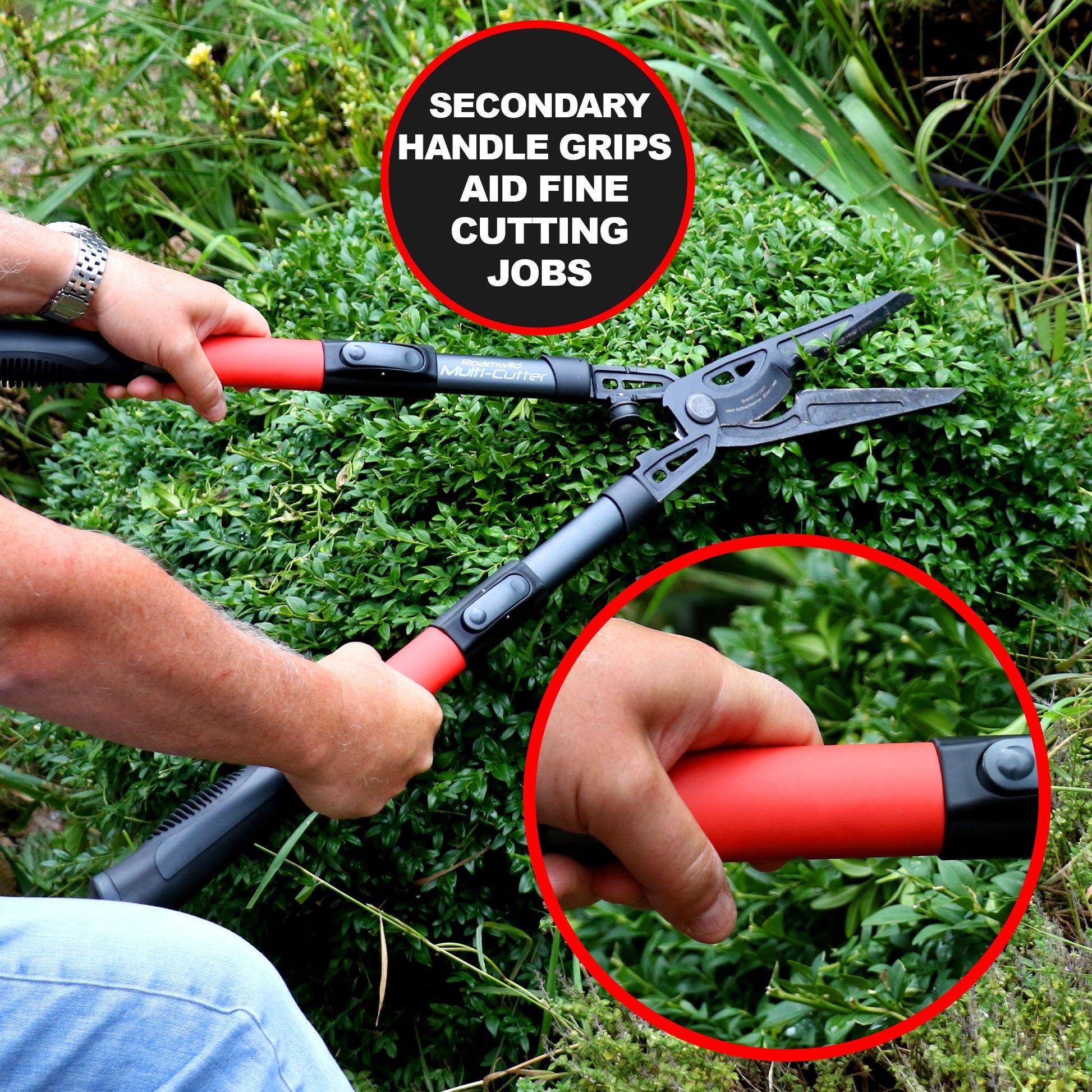 Roamwild Multi-Cutter | Garden Shears, Bypass Lopper & Pruning Saw In One - Roamwild